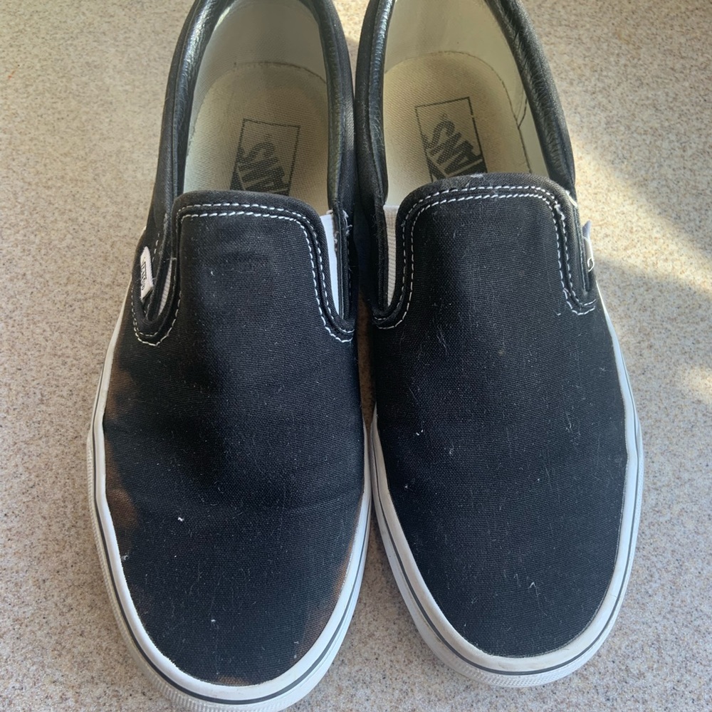 Black slip in vans!